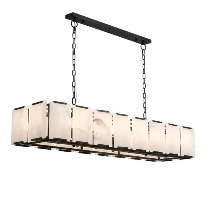 Galisa Alabaster Rectangle Chandelier