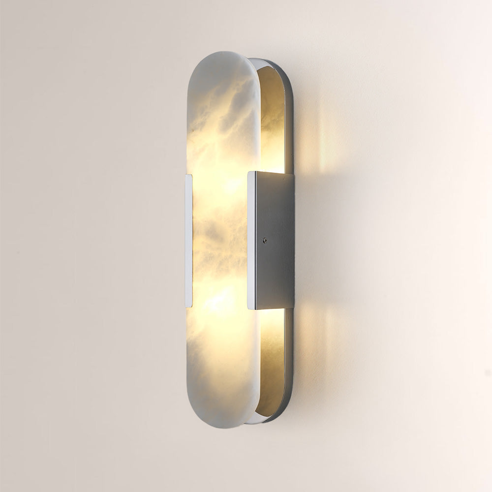 Alabaster OpalEdge Oval Wall Sconce
