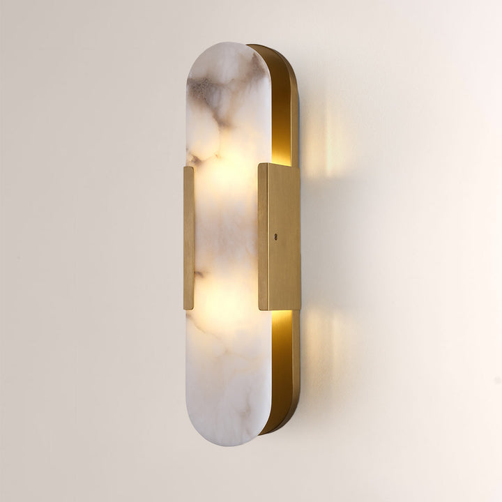 Alabaster OpalEdge Oval Wall Sconce