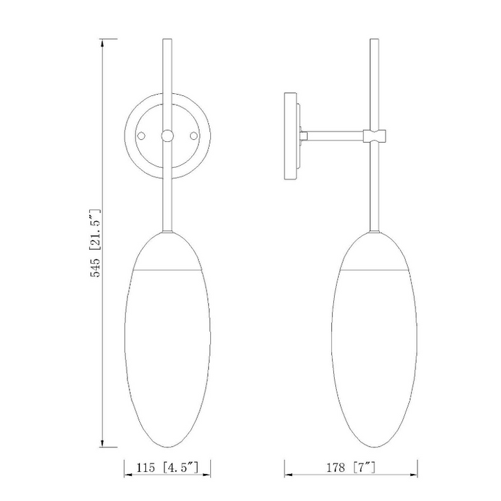 Kefren Oval Wall Sconce