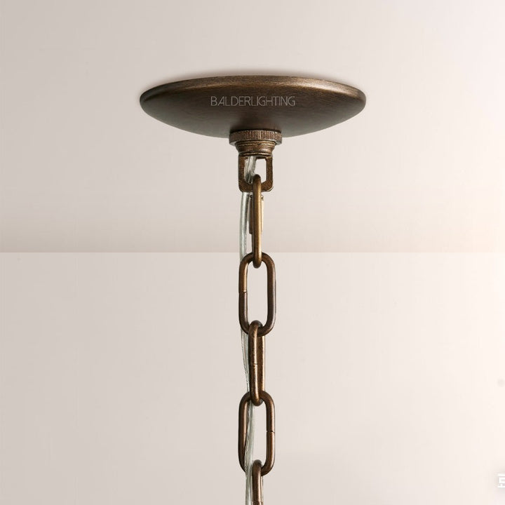 Pallue Rattan Chandelier 52"