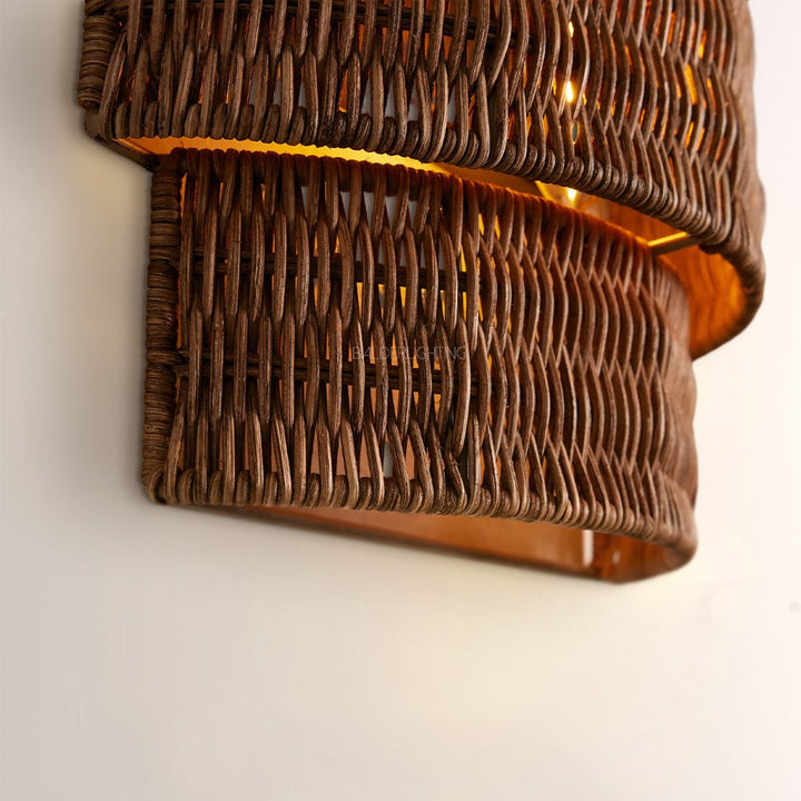 Pallue Rattan Wall Sconce