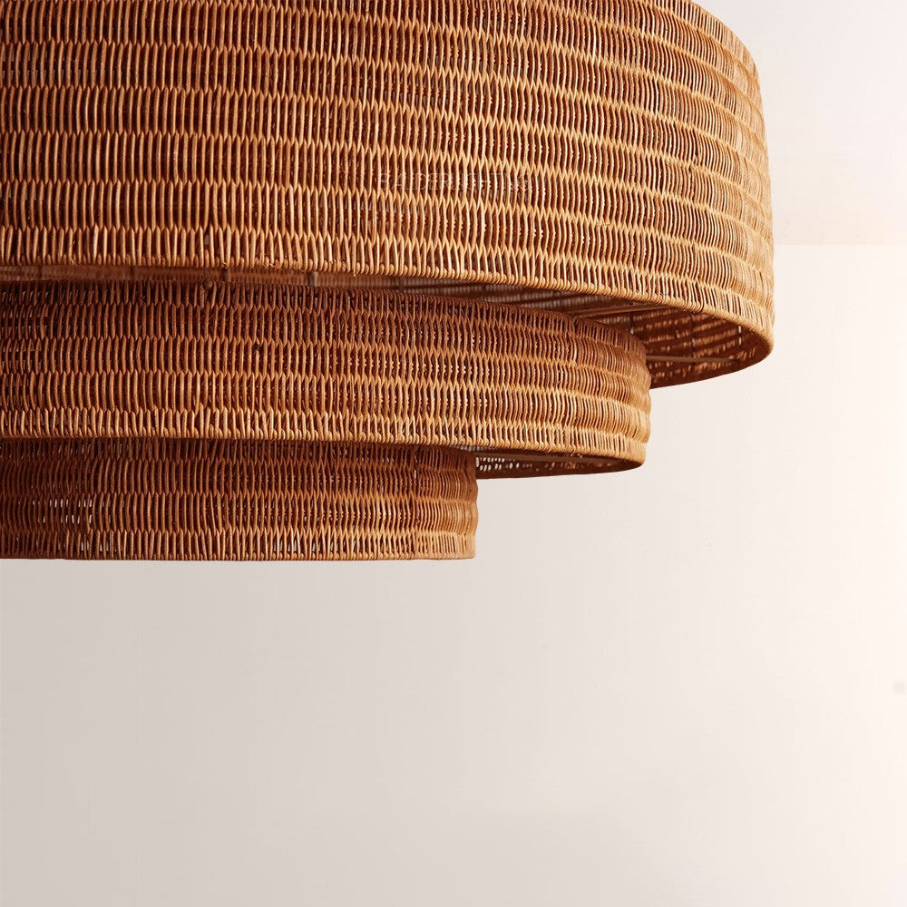 Pallue Rattan Chandelier