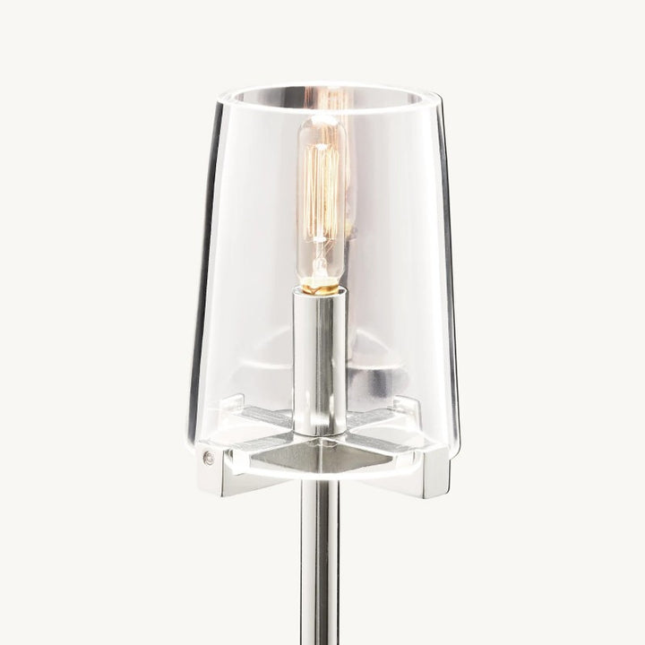 Briesha Glass Floor Lamp