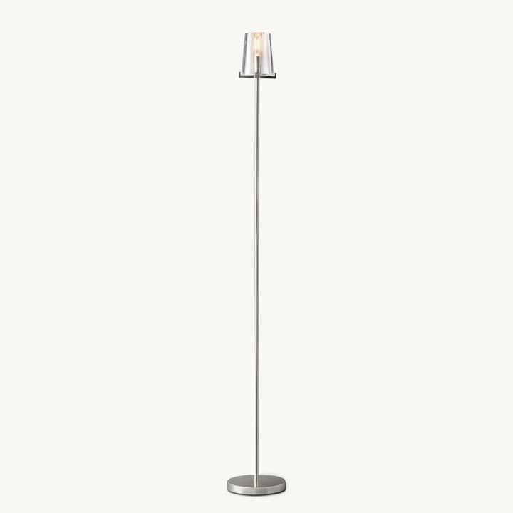 Briesha Glass Floor Lamp