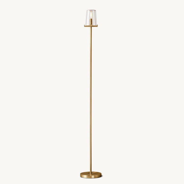 Briesha Glass Floor Lamp