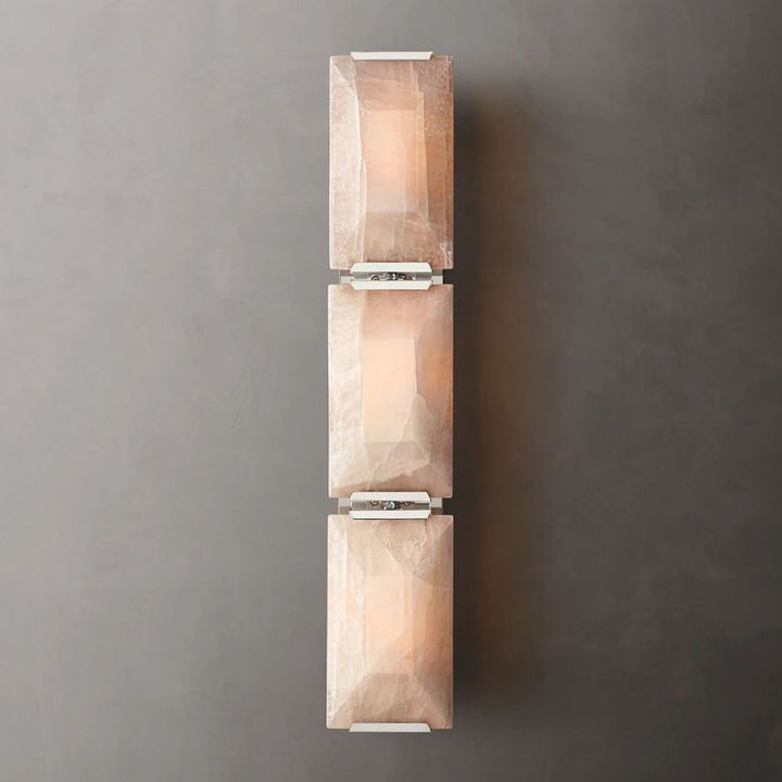 Paula Calcite Triple Sconce