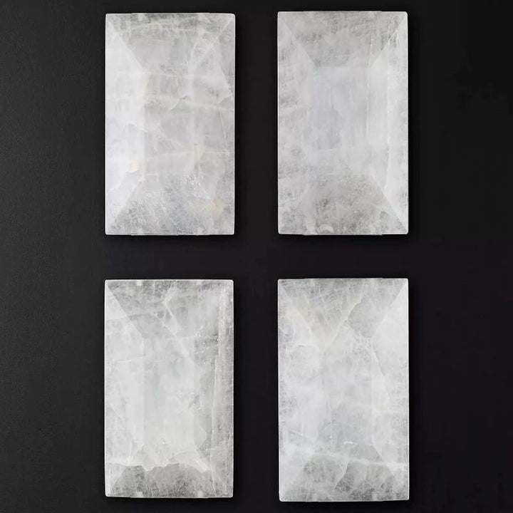 Paula Alabaster Rectangular Chandelier 54"