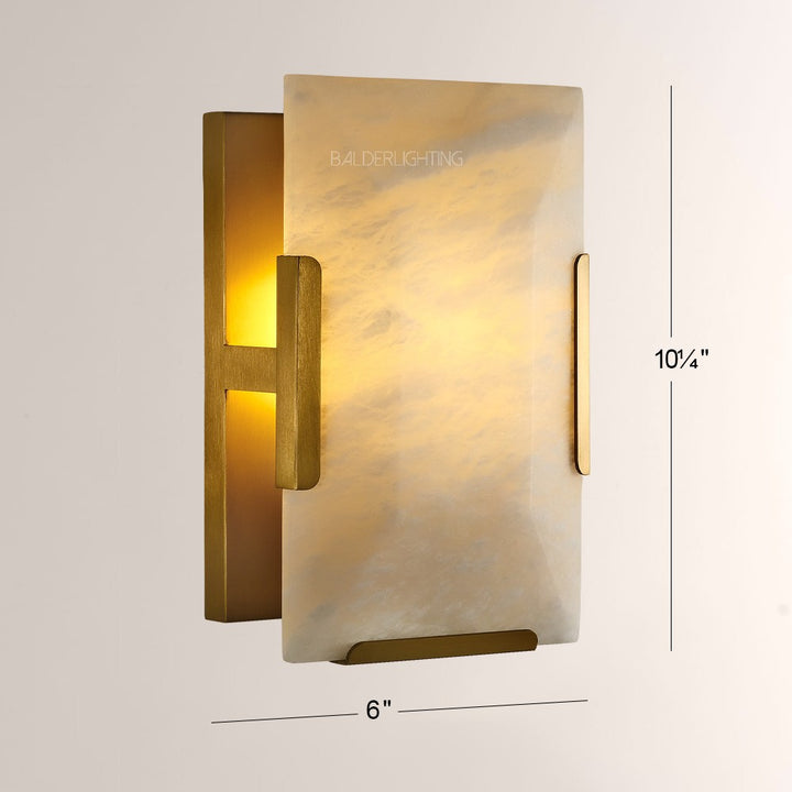 Paula Calcite Short Wall Sconce