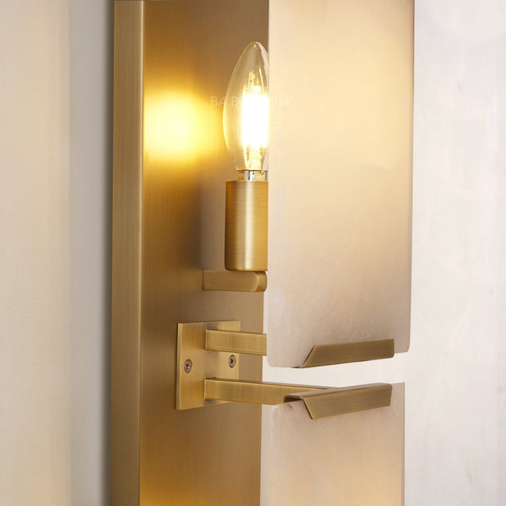 Paula Calcite Triple Sconce