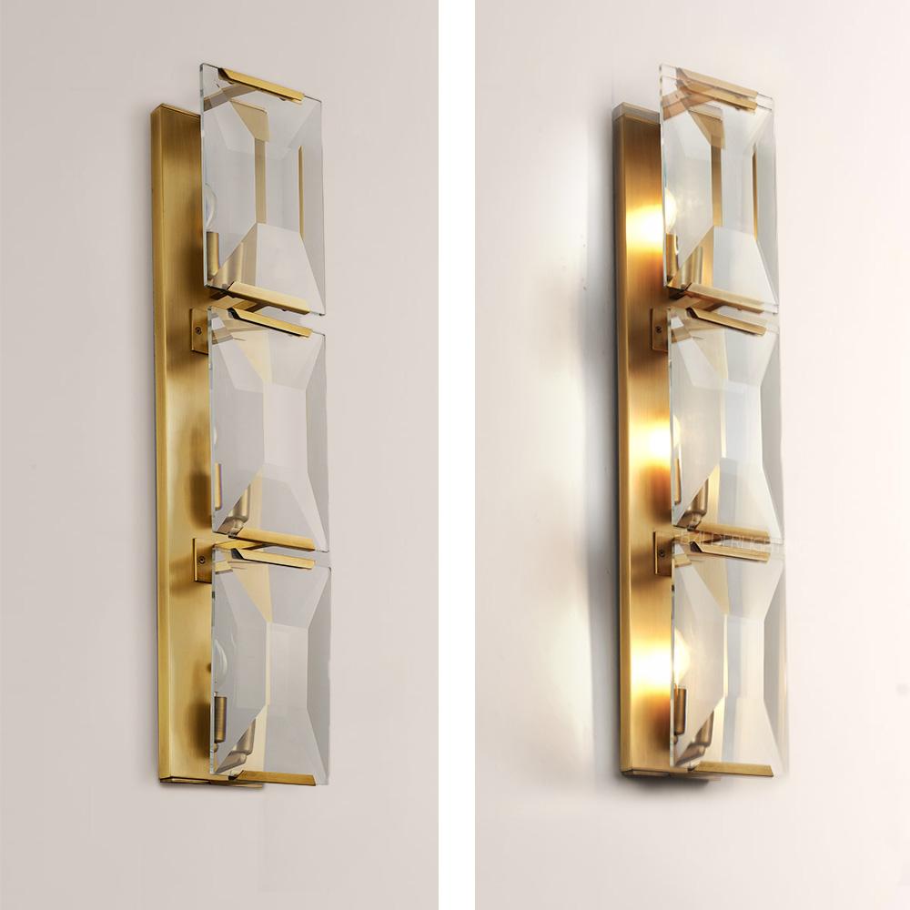 Paula Crystal Triple Wall Sconce