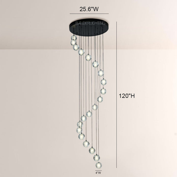 Pearl Ball Ceiling Chandelier