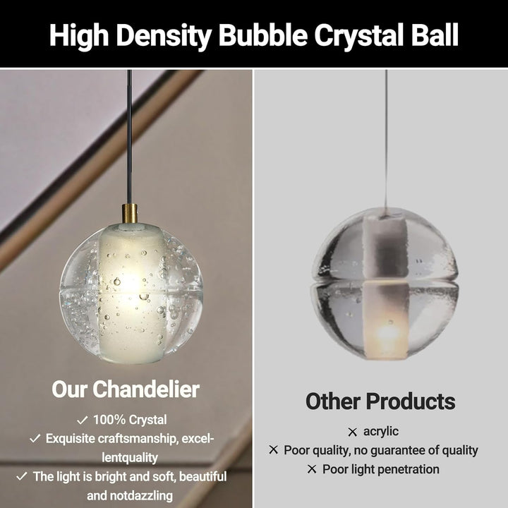 Pearl Ball 14-Light High Ceiling Chandelier