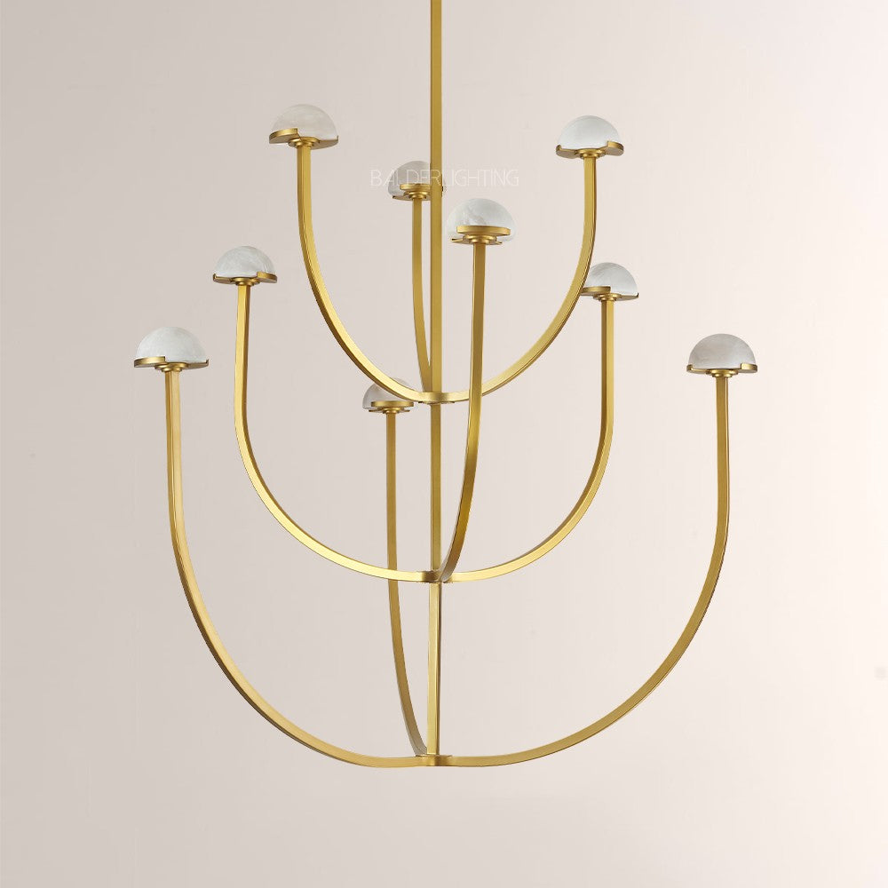 Pedra Round Chandelier 40"