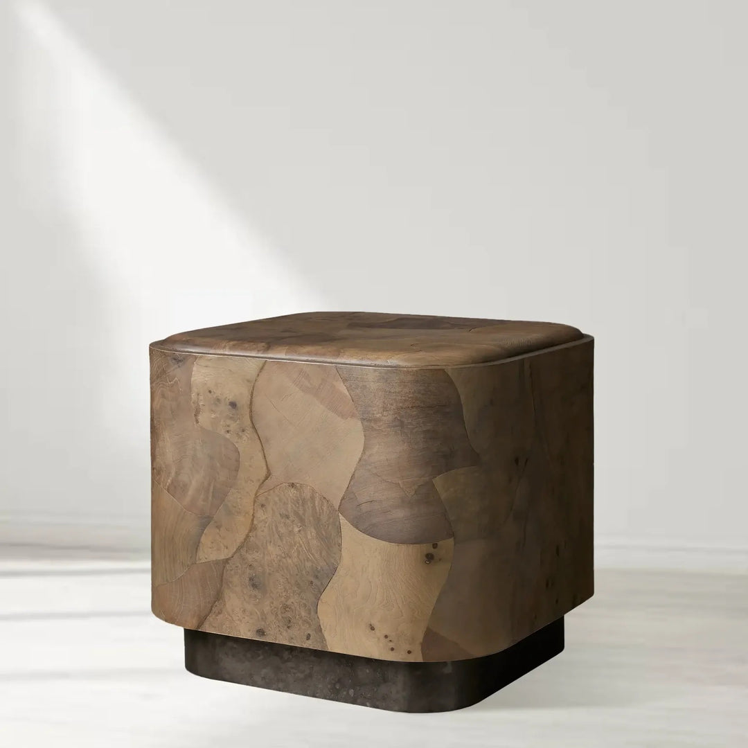 Pole Plinth End Table