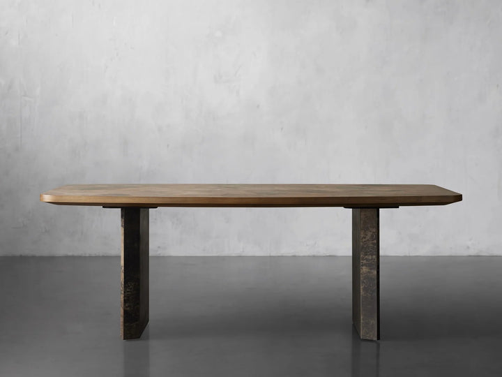 Pole Solid Wood Dining Table