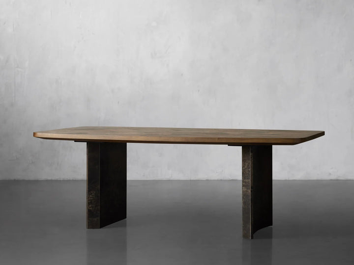 Pole Solid Wood Dining Table