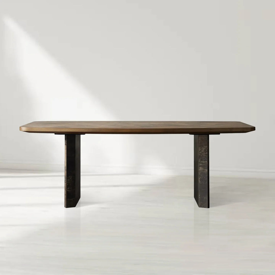 Pole Solid Wood Dining Table