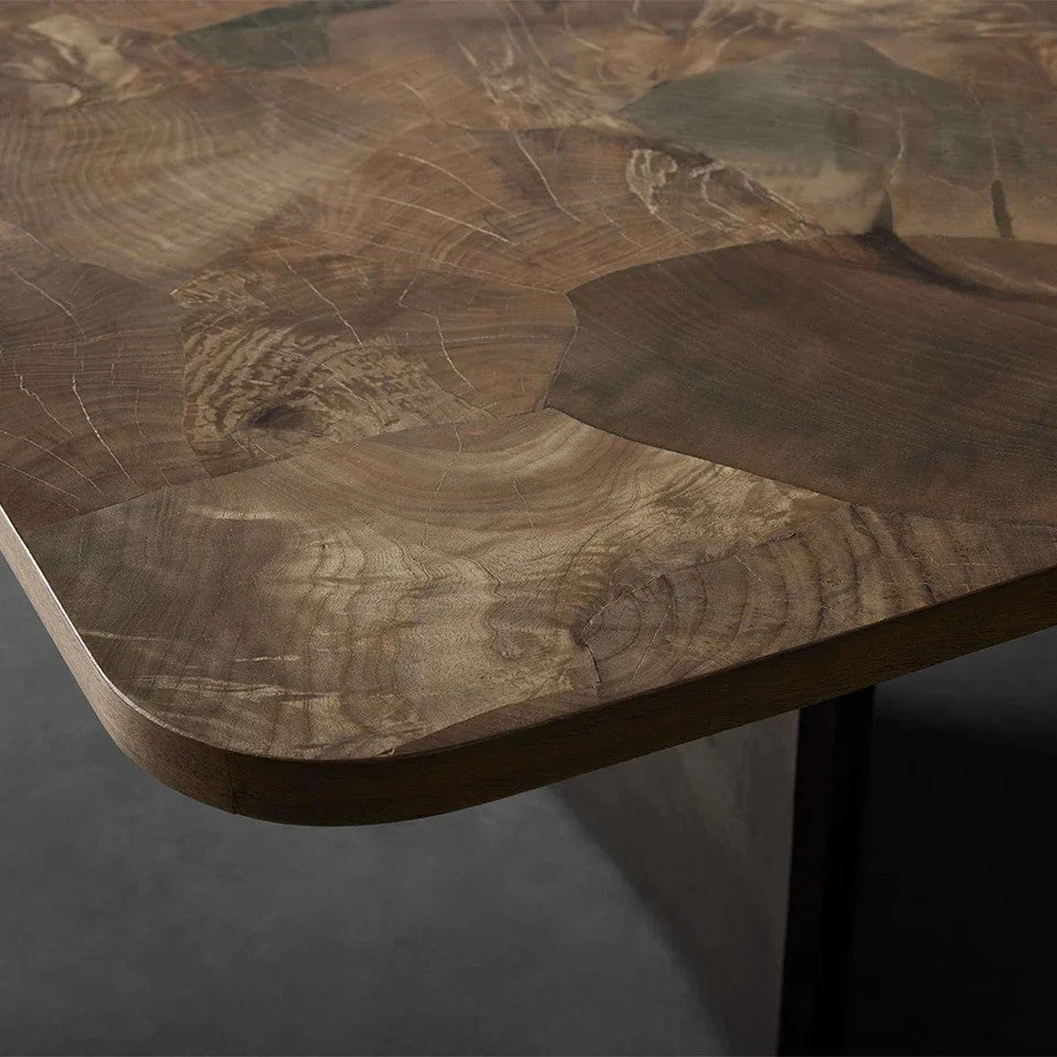 Pole Solid Wood Dining Table
