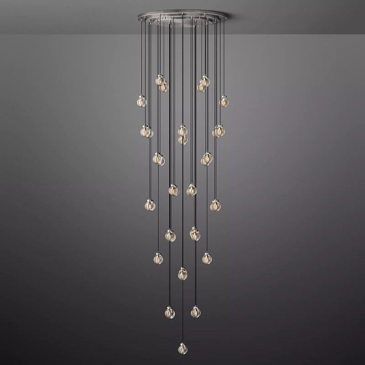 Popular Pearl Ball Round Chandelier 48"