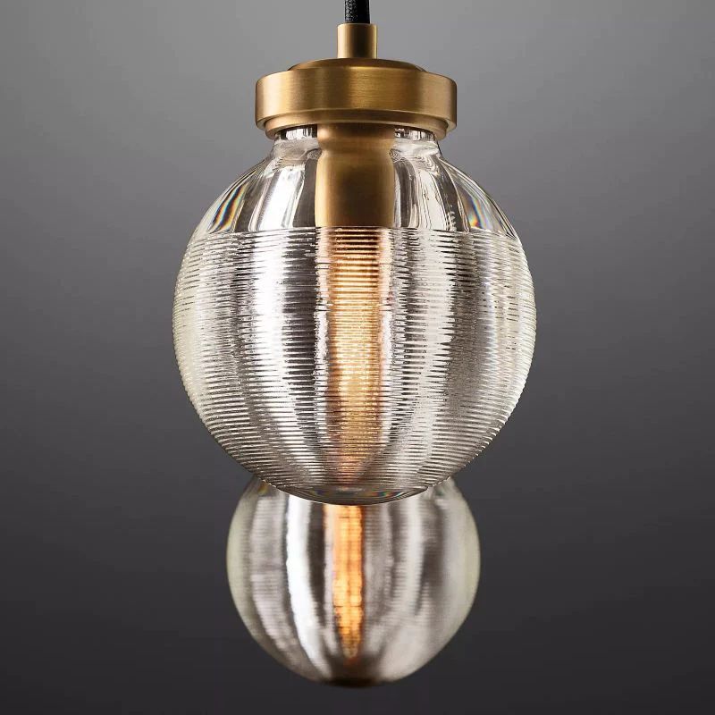 Popular Pearl Glass Ball Rectangle Chandelier 54"