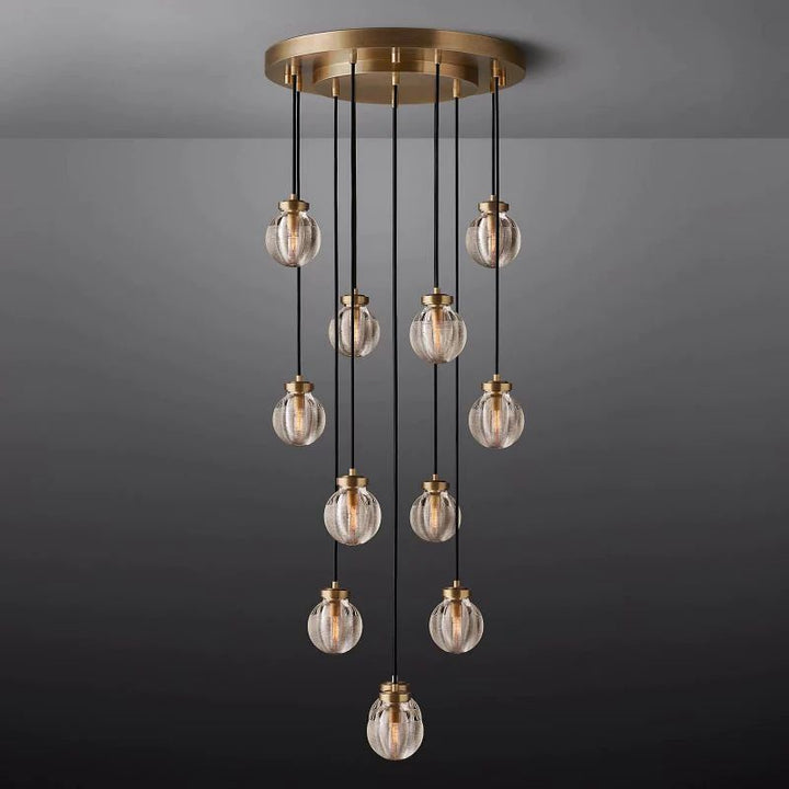 Popular Pearl Glass Chandelier 22"