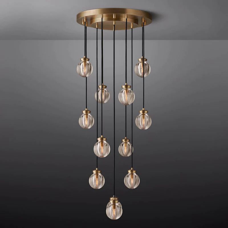 Popular Pearl Glass Chandelier 22"