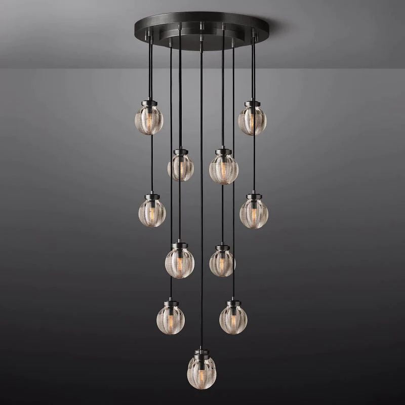 Popular Pearl Glass Chandelier 22"