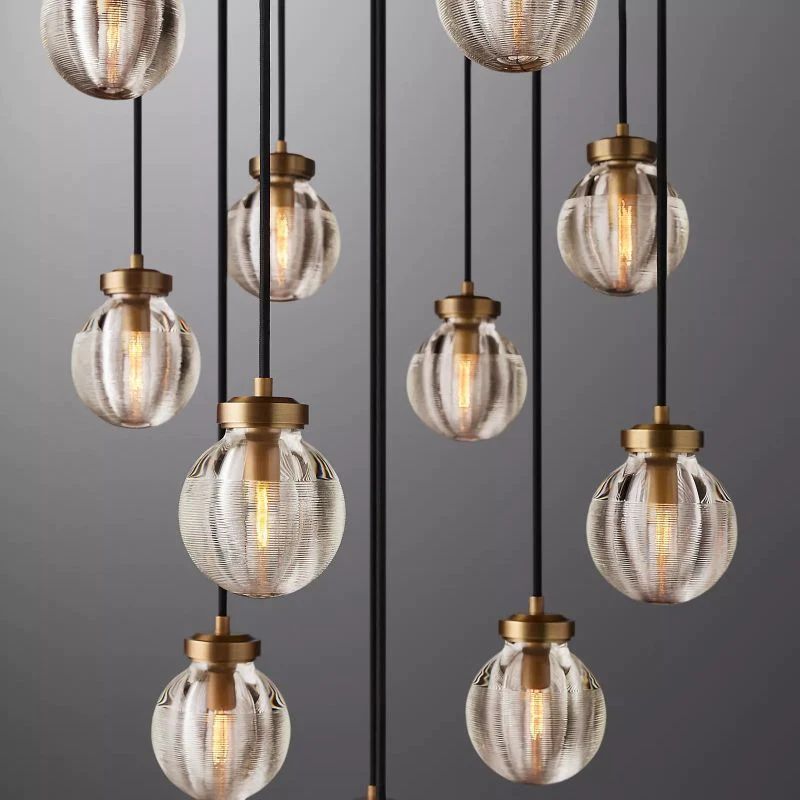 Popular Pearl Glass Chandelier 22"