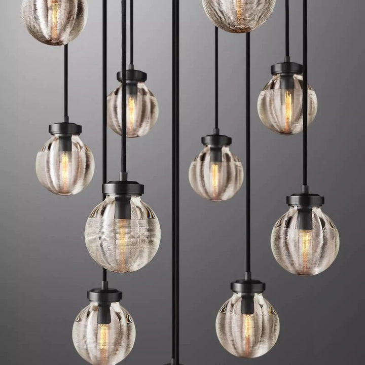 Popular Pearl Glass Chandelier 22"