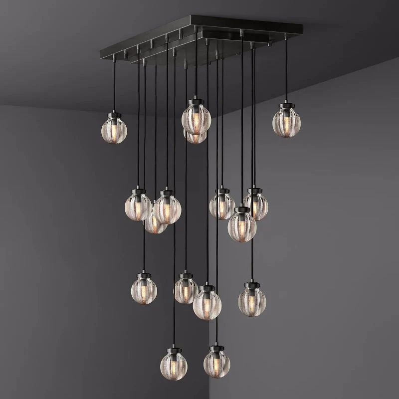 Popular Pearl Glass Chandelier 36"