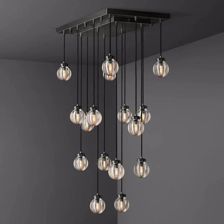 Popular Pearl Glass Chandelier 36"