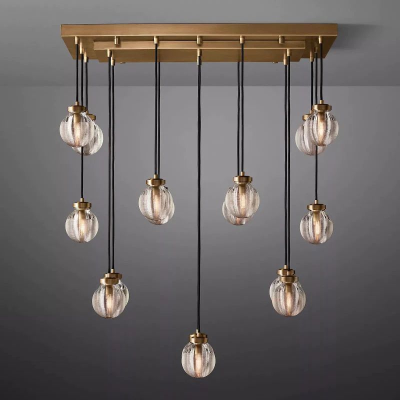 Popular Pearl Glass Chandelier 36"