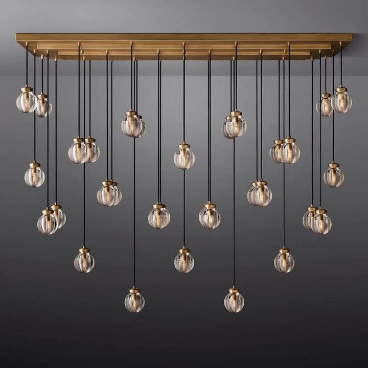 Popular Pearl Glass Chandelier 72"
