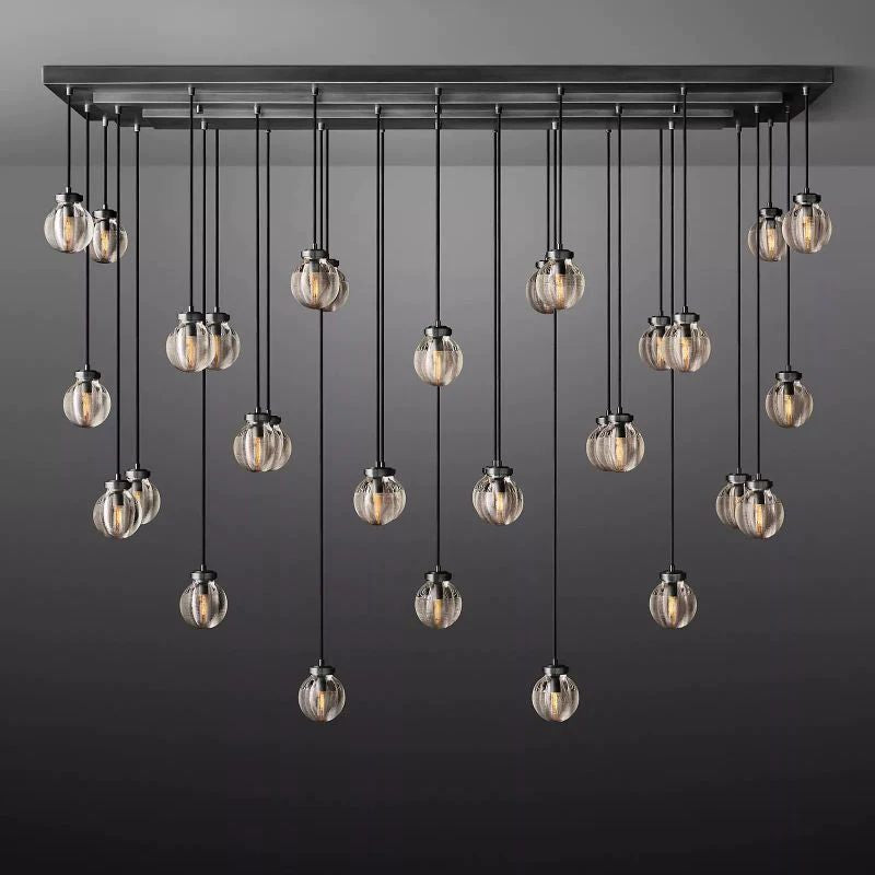 Popular Pearl Glass Chandelier 72"