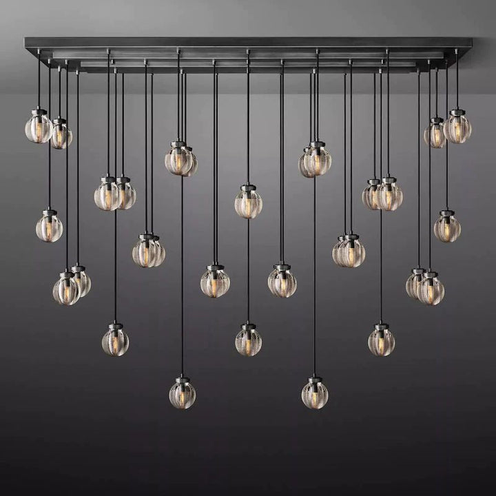 Popular Pearl Glass Chandelier 72"
