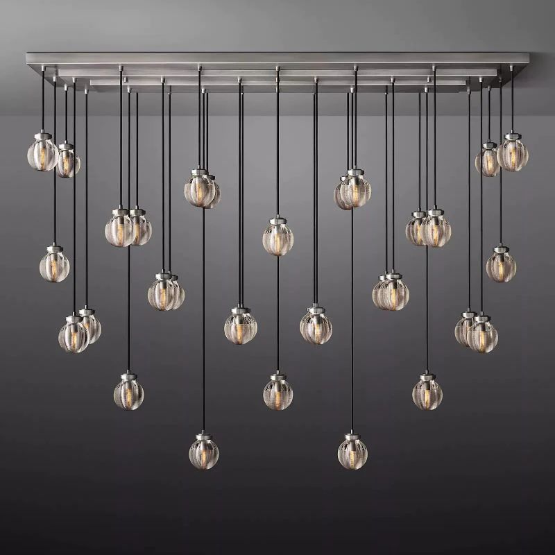Popular Pearl Glass Chandelier 72"