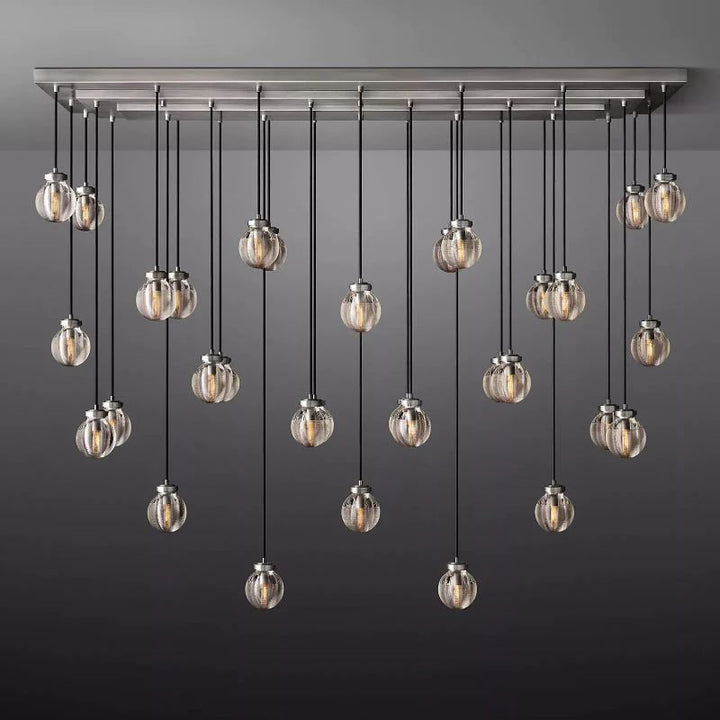 Popular Pearl Glass Chandelier 72"