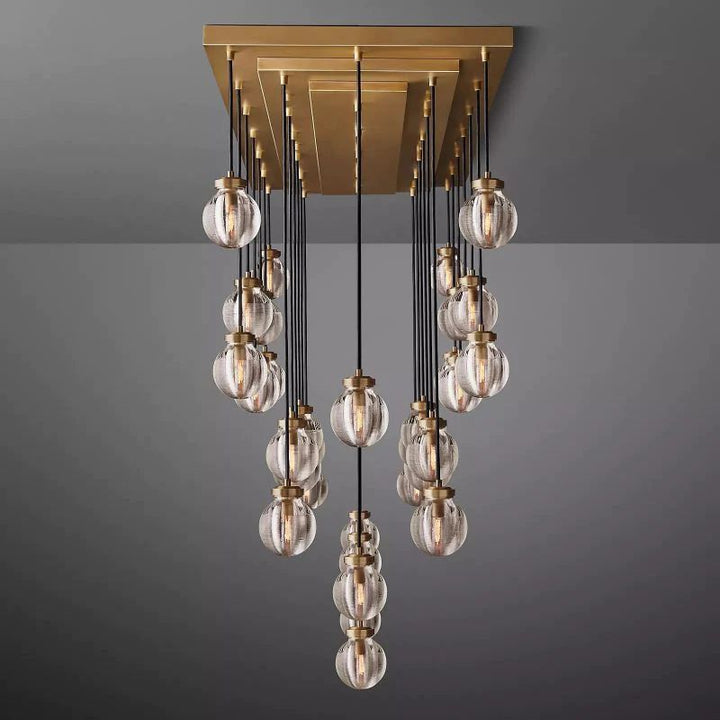 Popular Pearl Glass Chandelier 72"