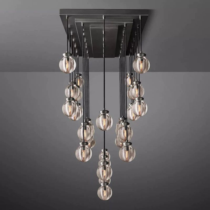 Popular Pearl Glass Chandelier 72"