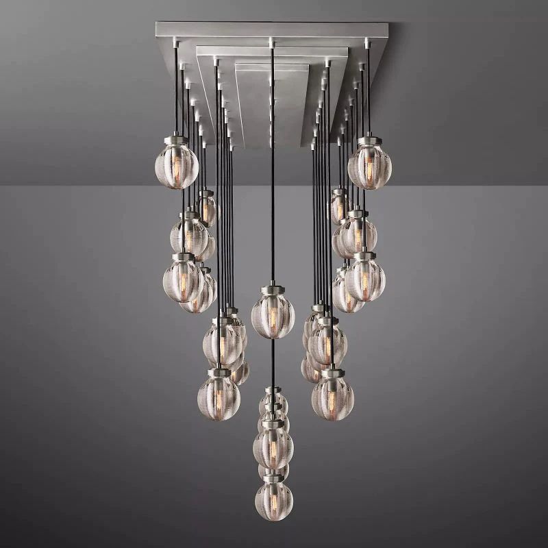 Popular Pearl Glass Chandelier 72"