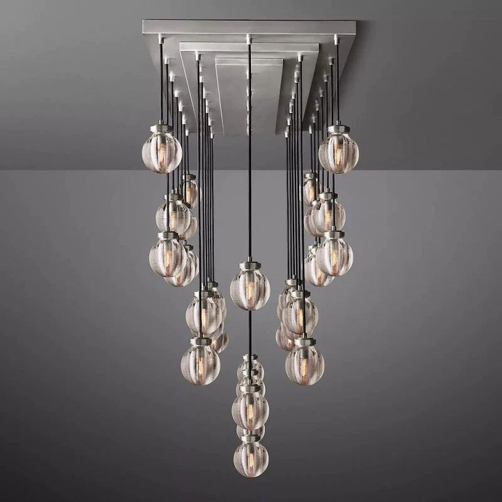 Popular Pearl Glass Chandelier 72"