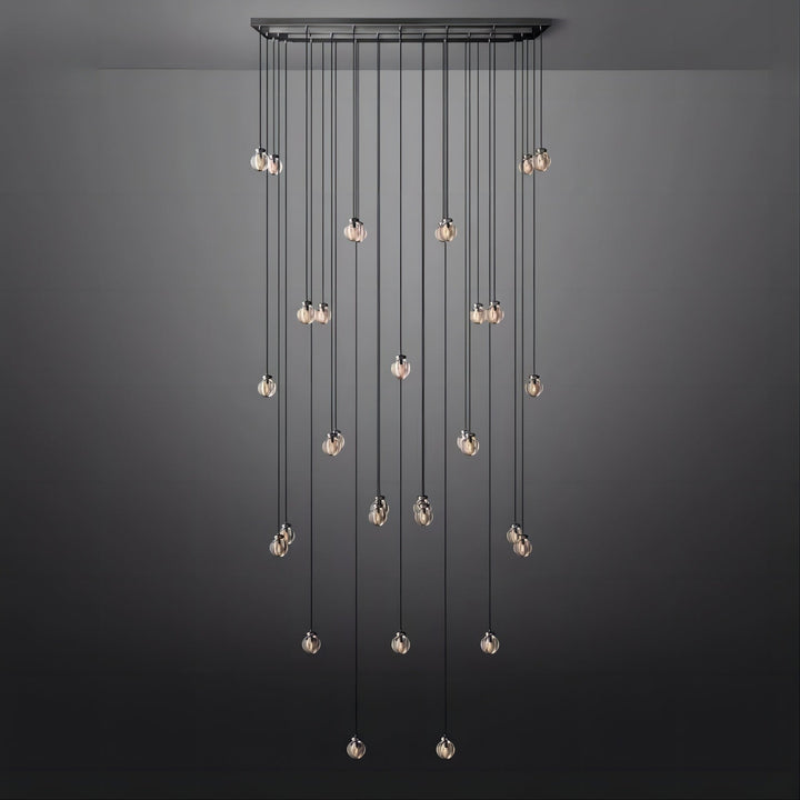 Popular Pearl Glass Chandelier 72"