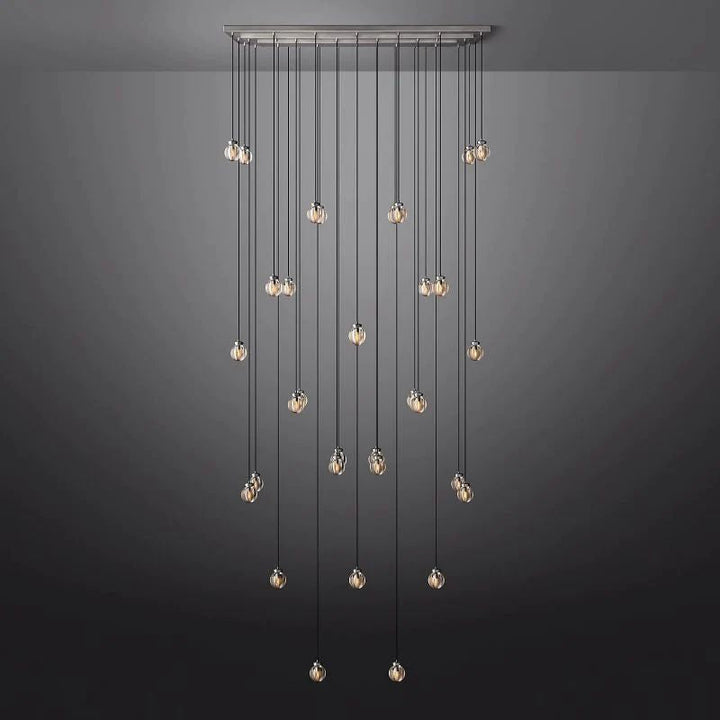 Popular Pearl Glass Chandelier 72"