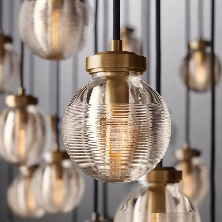 Popular Pearl Glass Chandelier 72"