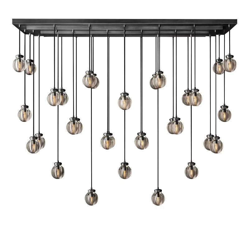 Popular Pearl Glass Chandelier 72"