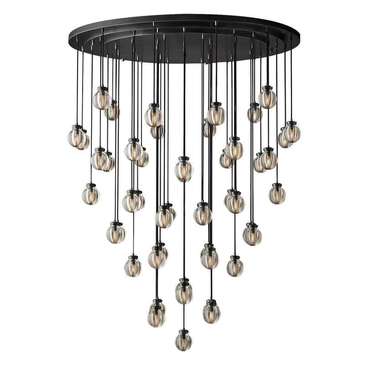 Popular Pearl Glass Round Chandelier 60"