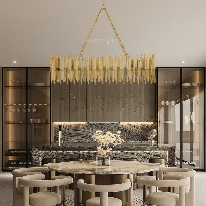 Prertcia Oval Chandelier 44.5"
