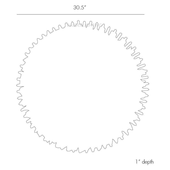 Prertcia Round Mirror