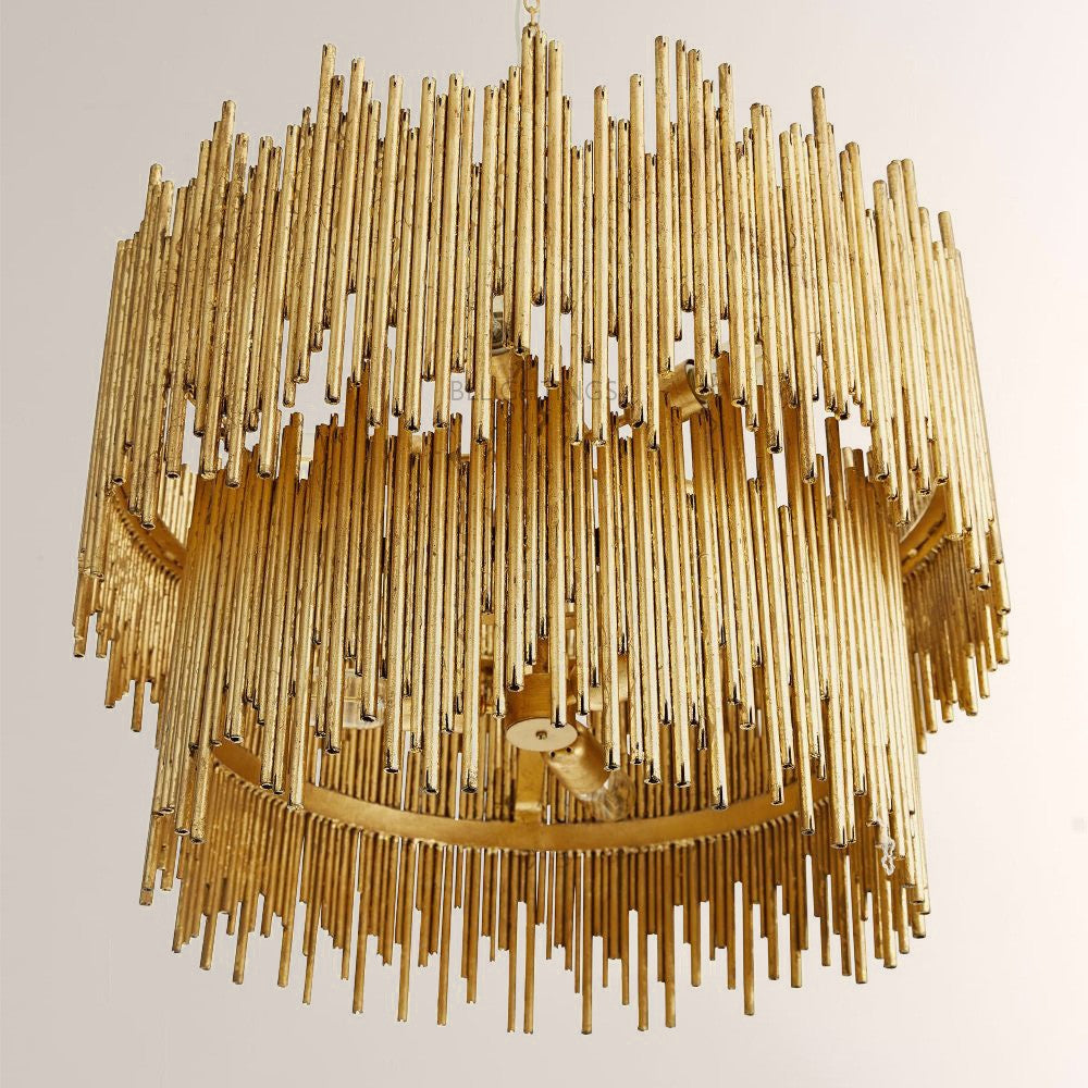 Prertcia Two Tiered Round Chandelier 28"